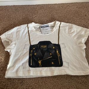 Authentic Moschino crop shirt